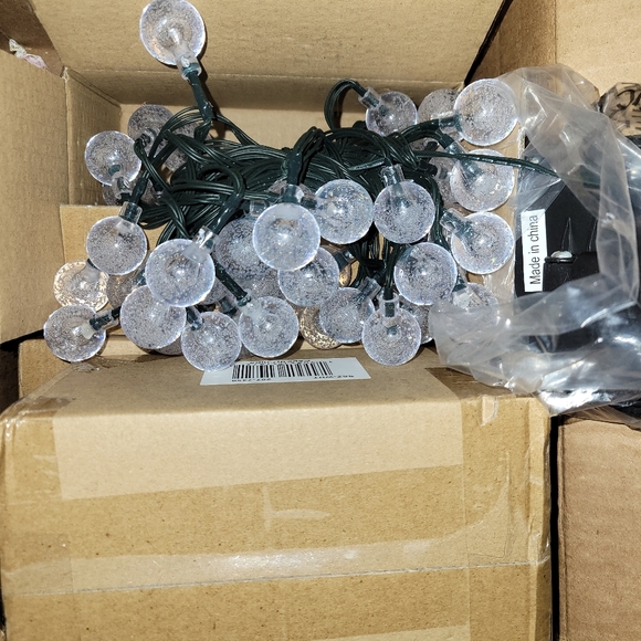 white solar string lights 50 bulb - Picture 8 of 10